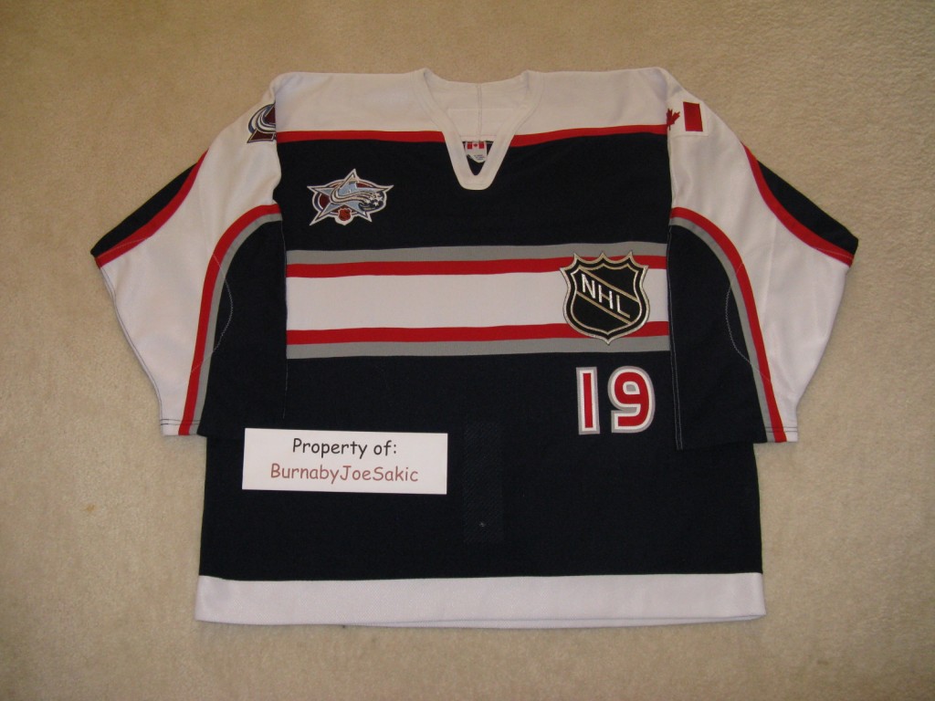 Joe Sakic 2001 All Star GI