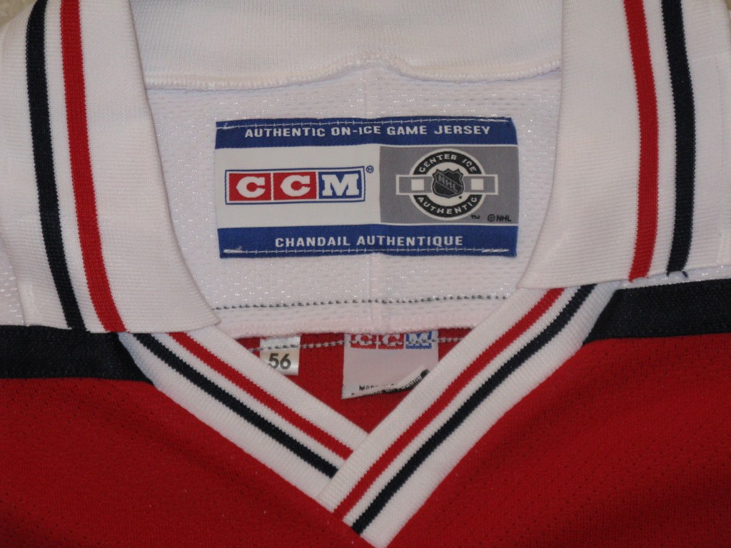 Milan Hejduk 2001 All Star neck tagging