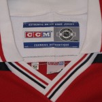 Milan Hejduk 2001 All Star neck tagging