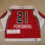 Peter Forsberg 2001 All Star back