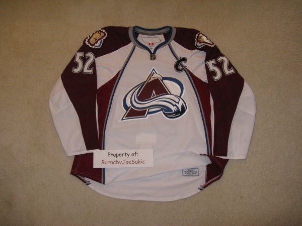 MILAN HEJDUK Signed Colorado Avalanche White Reebok Jersey - NHL Auctions