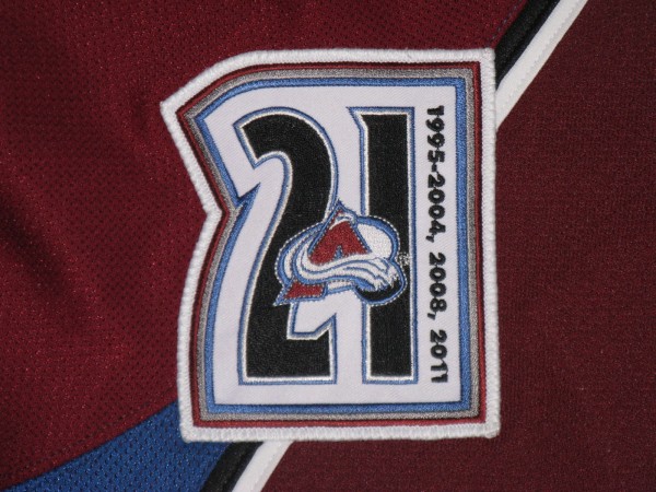 Ryan O'Byrne Peter Forsberg Retirement Night Game Worn Jersey: Upon Further  Review