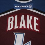Rob Blake 2003 Skills Worn nameplate