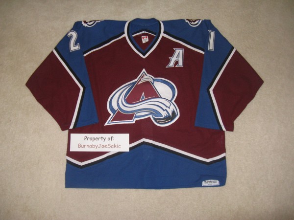 Peter Forsberg Colorado Avalanche Game Worn Jersey - NHL Auctions