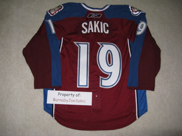 Sakic 08-09 Set 3 GI back