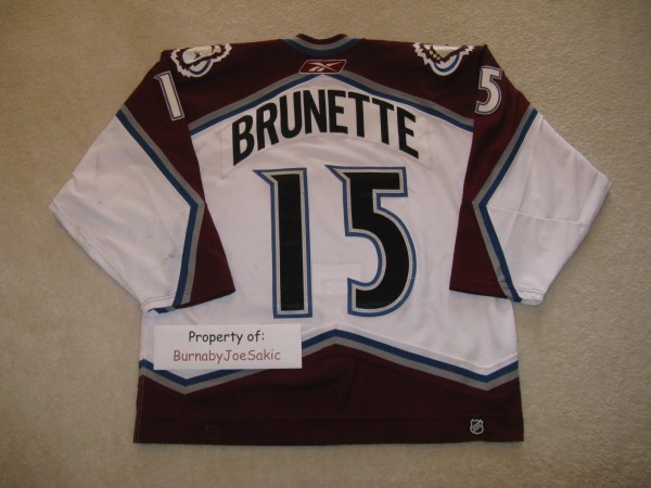 Andrew Brunette 2005-2006 Set 3 white back
