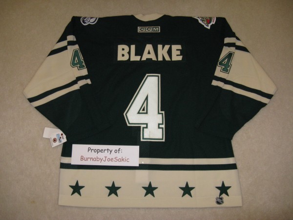 Rob Blake 2004 All Star back