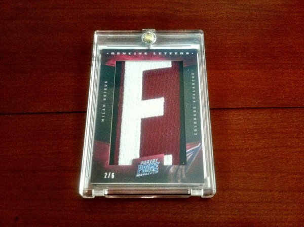 Milan Hejduk 2011-2012 Panini Prime Nameplate 2