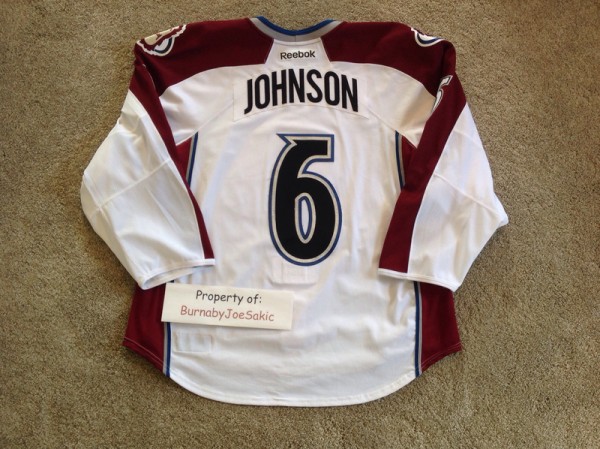 Erik Johnson 2013 White set 2 back