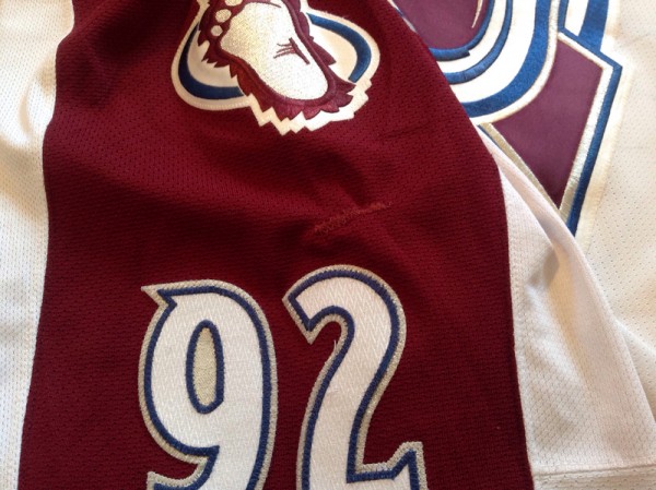 Landeskog 2014-15 White Set 2 right shoulder